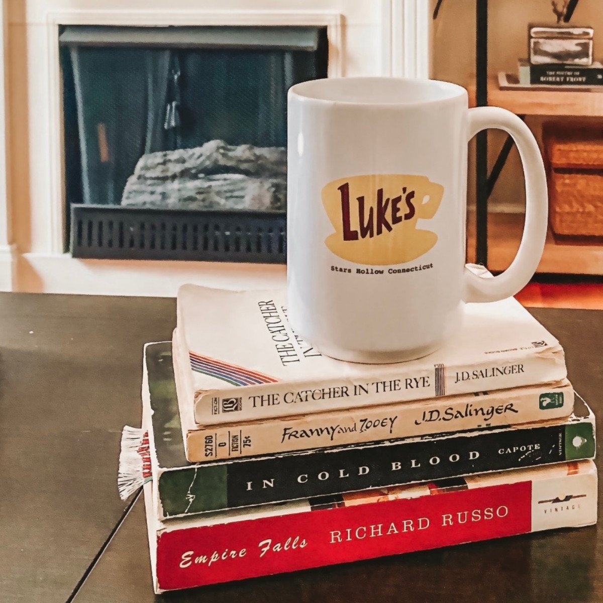 Luke's Diner mug and books