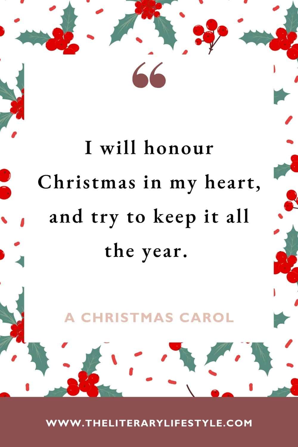 a christmas carol quote by charles dickens
