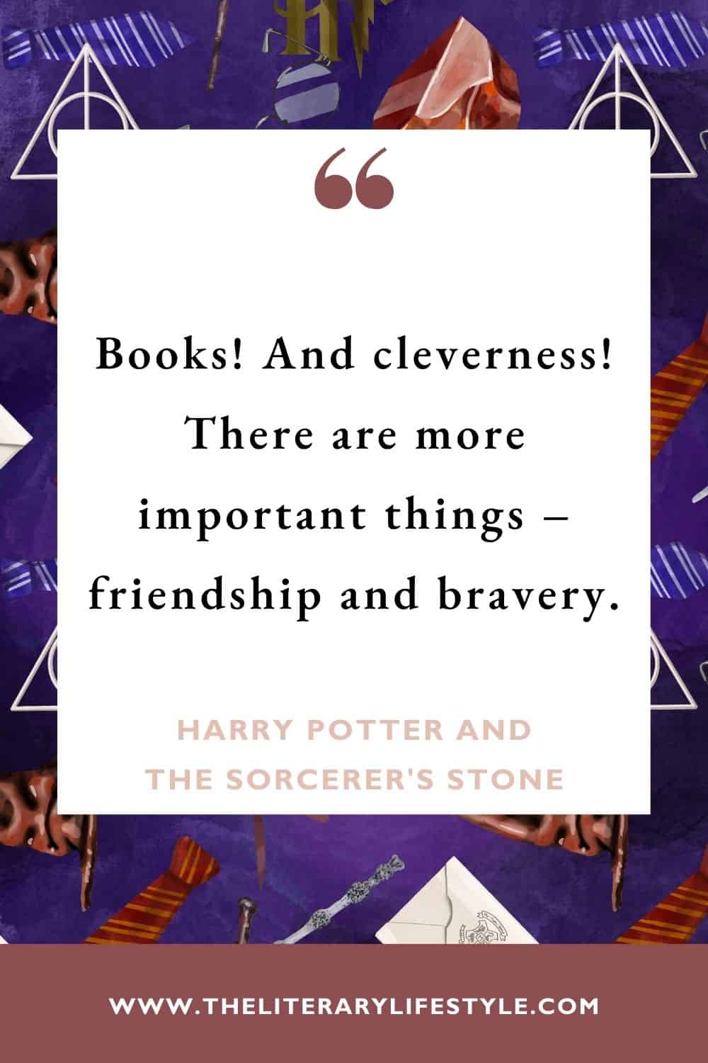 friendship quote by hermione granger from harry potter and the sorcerer's stone