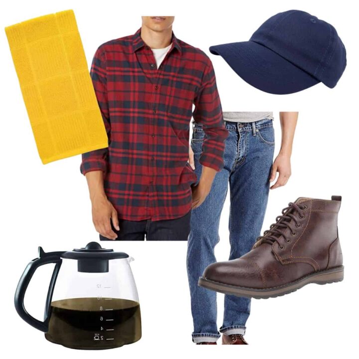 collage of luke danes outfit ideas from gilmore girls