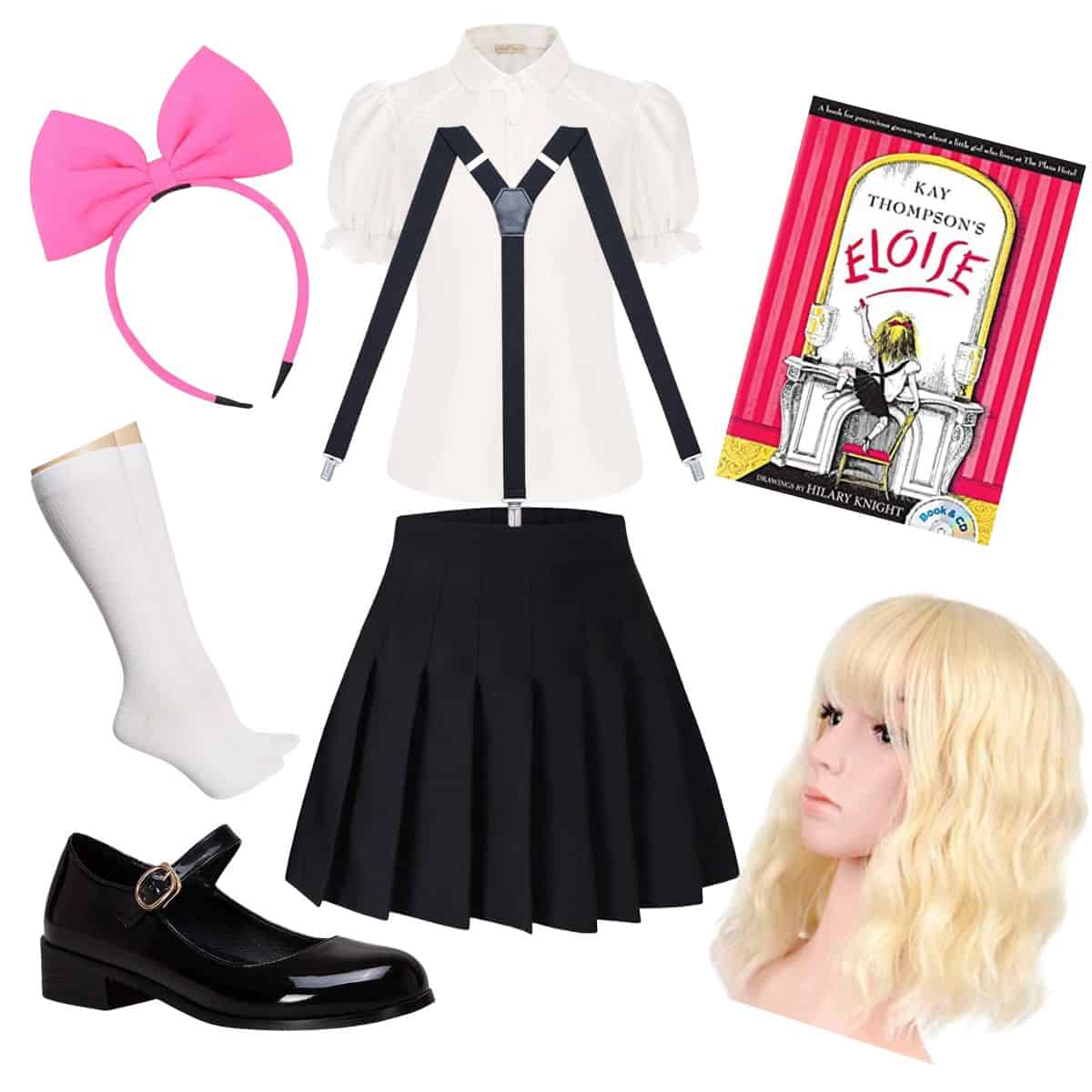 Easy DIY Eloise Costume for Adults (Eloise at the Plaza)