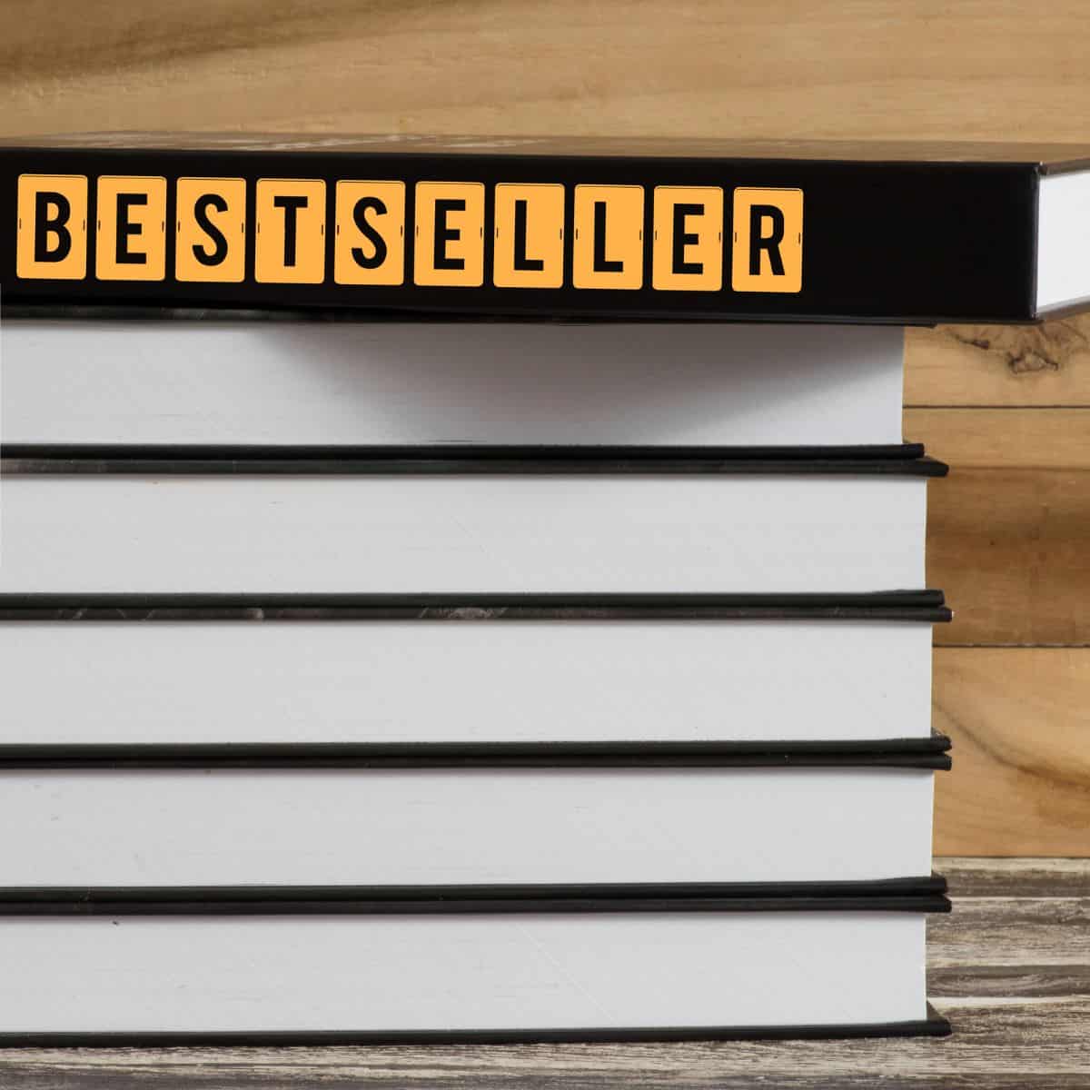 bookstack labeled bestseller
