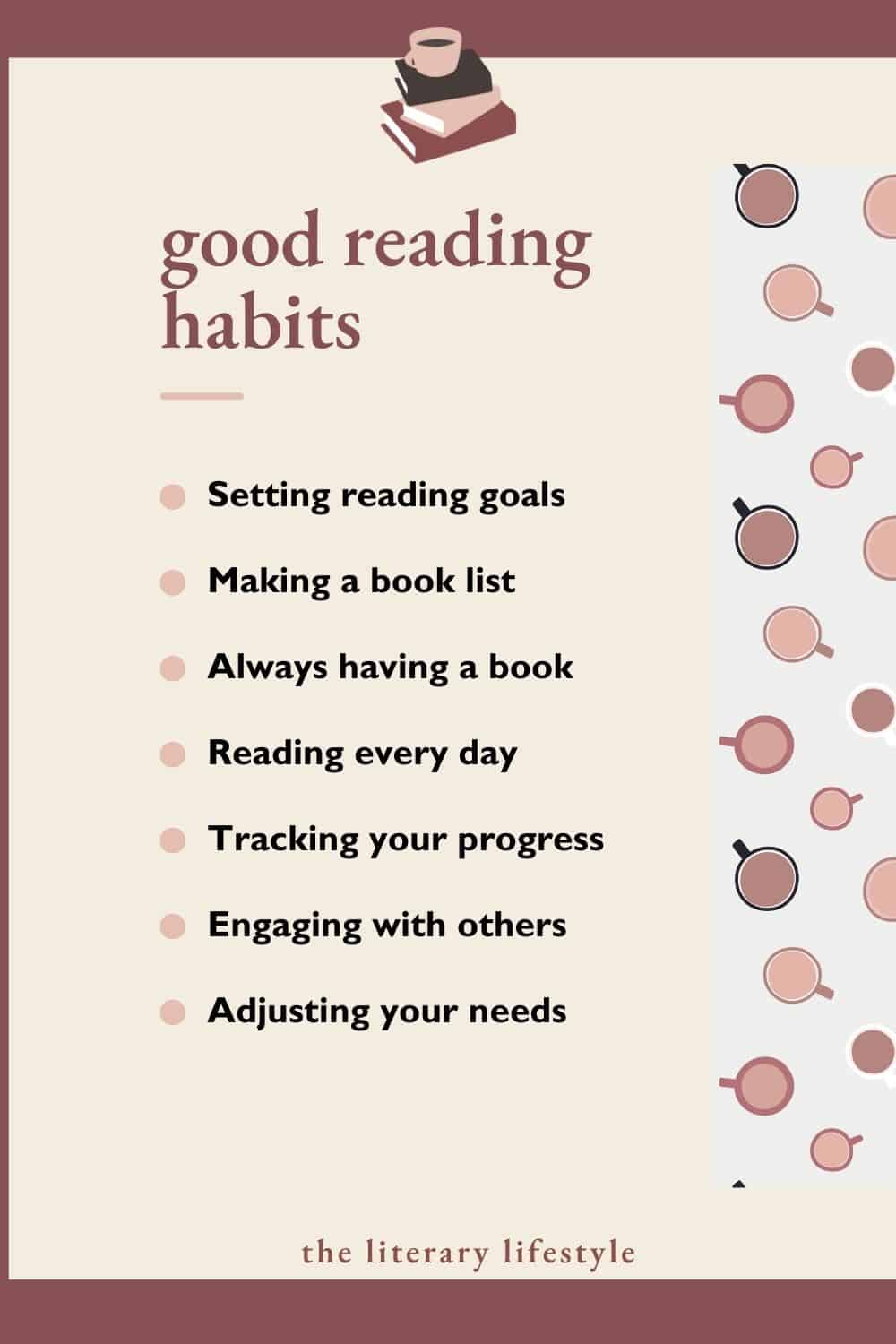 list of good reading habits