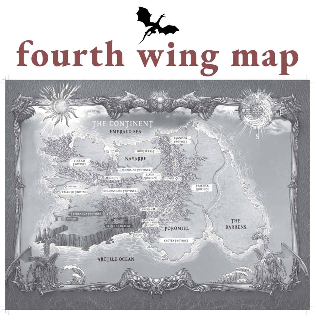fourth wing map