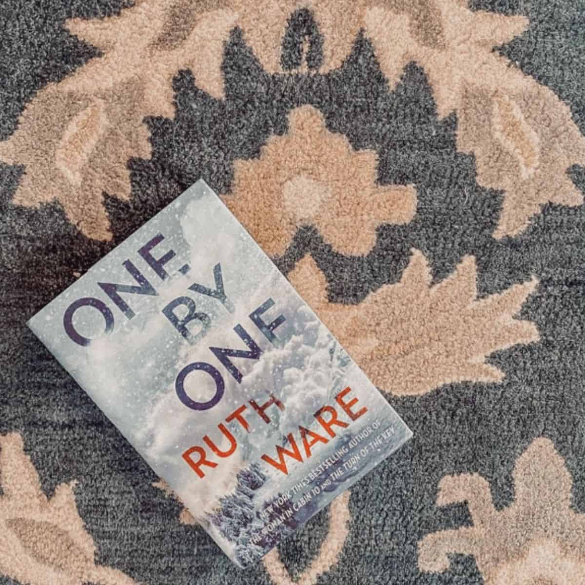 one by one ruth ware on the carpet.