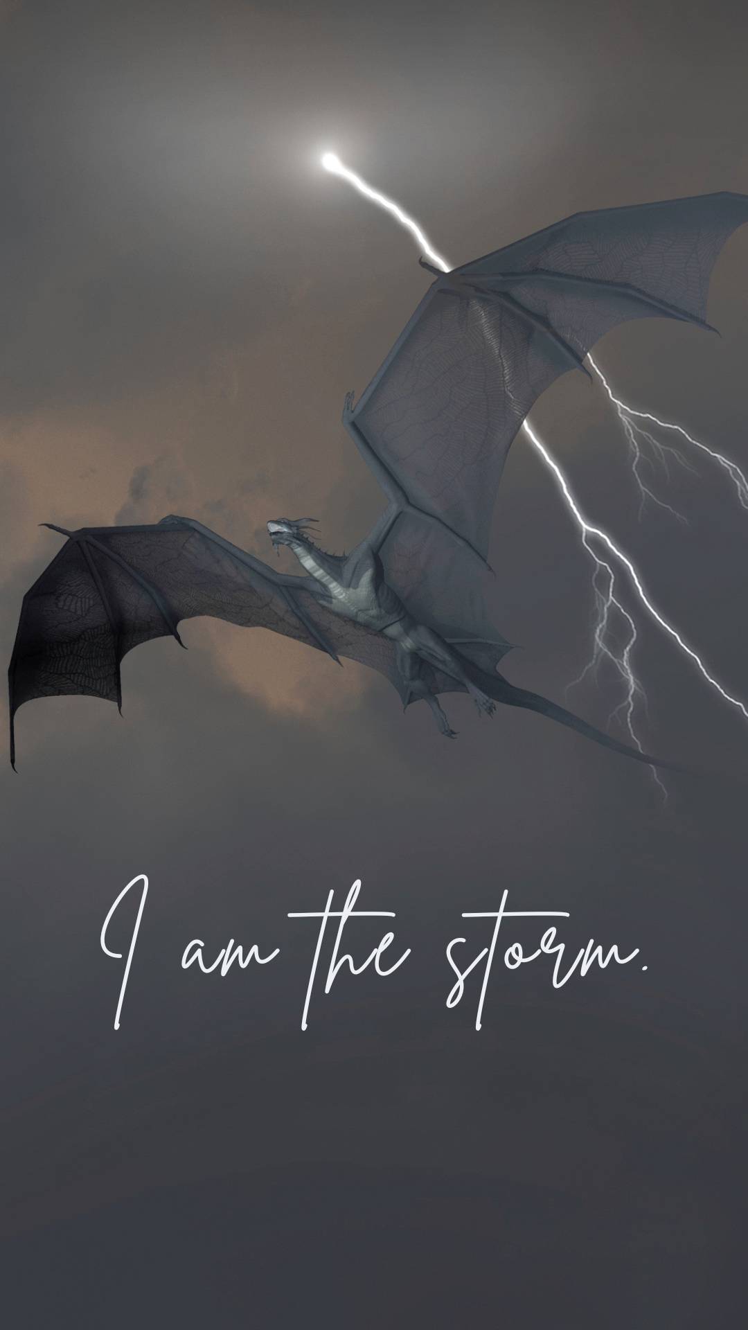 I am the storm.