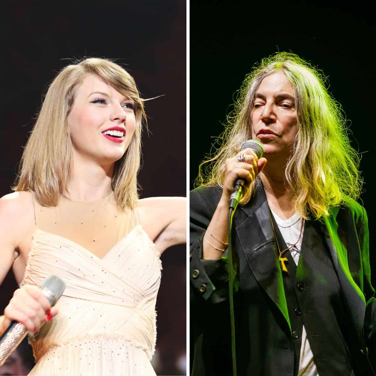 taylor swift and patti smith.
