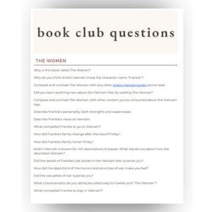 the women book club questions.